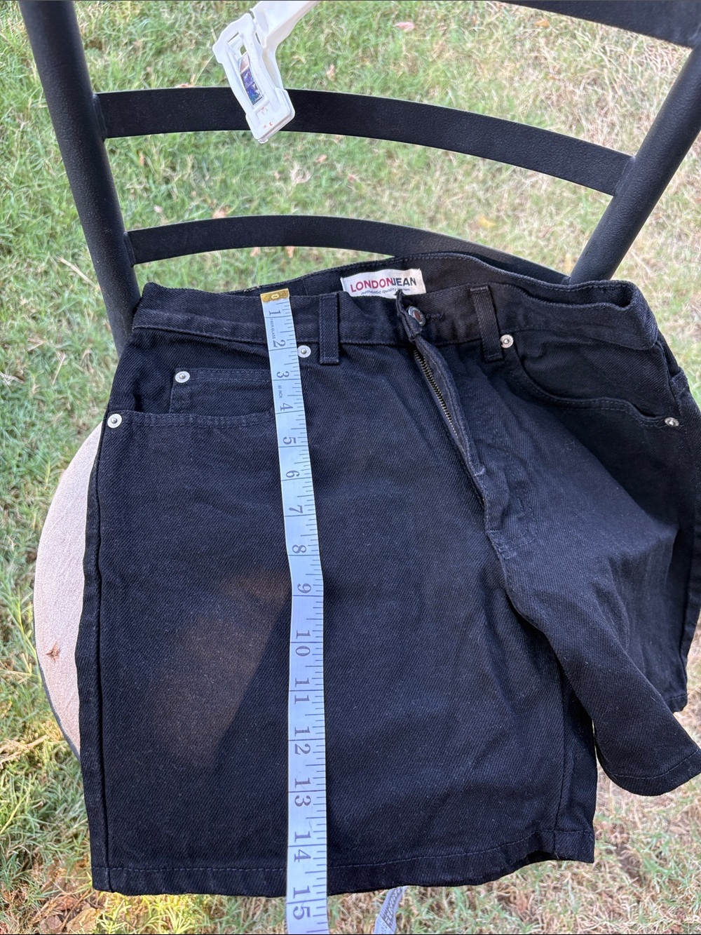 LONDONJEAN Black Women's Denim Jean Shorts - Picture 8 of 10